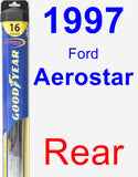 Rear Wiper Blade for 1997 Ford Aerostar - Hybrid