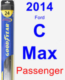 Passenger Wiper Blade for 2014 Ford C-Max - Hybrid