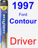 Driver Wiper Blade for 1997 Ford Contour - Hybrid