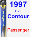 Passenger Wiper Blade for 1997 Ford Contour - Hybrid