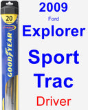Driver Wiper Blade for 2009 Ford Explorer Sport Trac - Hybrid