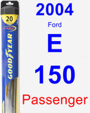 Passenger Wiper Blade for 2004 Ford E-150 - Hybrid