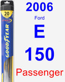 Passenger Wiper Blade for 2006 Ford E-150 - Hybrid