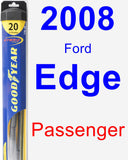Passenger Wiper Blade for 2008 Ford Edge - Hybrid