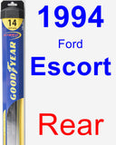 Rear Wiper Blade for 1994 Ford Escort - Hybrid