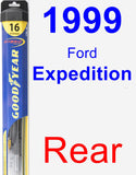 Rear Wiper Blade for 1999 Ford Expedition - Hybrid