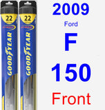 Front Wiper Blade Pack for 2009 Ford F-150 - Hybrid