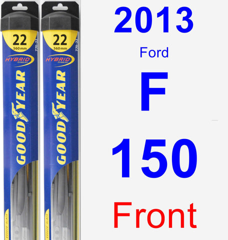 2013 ford f150 shop windshield wiper size