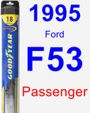 Passenger Wiper Blade for 1995 Ford F53 - Hybrid