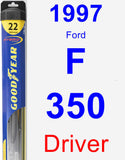 Driver Wiper Blade for 1997 Ford F-350 - Hybrid