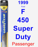 Passenger Wiper Blade for 1999 Ford F-450 Super Duty - Hybrid