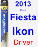 Driver Wiper Blade for 2013 Ford Fiesta Ikon - Hybrid