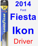Driver Wiper Blade for 2014 Ford Fiesta Ikon - Hybrid