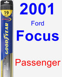 Passenger Wiper Blade for 2001 Ford Focus - Hybrid