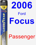 Passenger Wiper Blade for 2006 Ford Focus - Hybrid