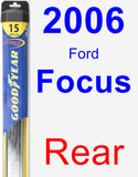 Rear Wiper Blade for 2006 Ford Focus - Hybrid