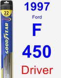 Driver Wiper Blade for 1997 Ford F-450 - Hybrid