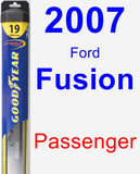 Passenger Wiper Blade for 2007 Ford Fusion - Hybrid