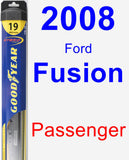 Passenger Wiper Blade for 2008 Ford Fusion - Hybrid