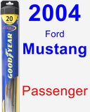Passenger Wiper Blade for 2004 Ford Mustang - Hybrid
