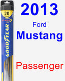 Passenger Wiper Blade for 2013 Ford Mustang - Hybrid