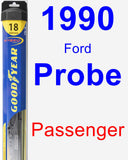Passenger Wiper Blade for 1990 Ford Probe - Hybrid
