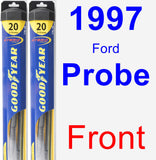 Front Wiper Blade Pack for 1997 Ford Probe - Hybrid