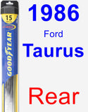 Rear Wiper Blade for 1986 Ford Taurus - Hybrid