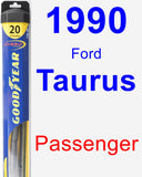 Passenger Wiper Blade for 1990 Ford Taurus - Hybrid