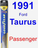 Passenger Wiper Blade for 1991 Ford Taurus - Hybrid