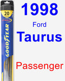 Passenger Wiper Blade for 1998 Ford Taurus - Hybrid