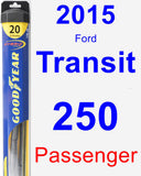 Passenger Wiper Blade for 2015 Ford Transit-250 - Hybrid