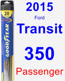 Passenger Wiper Blade for 2015 Ford Transit-350 - Hybrid