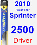 Driver Wiper Blade for 2010 Freightliner Sprinter 2500 - Hybrid