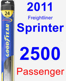 Passenger Wiper Blade for 2011 Freightliner Sprinter 2500 - Hybrid