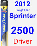 Driver Wiper Blade for 2012 Freightliner Sprinter 2500 - Hybrid