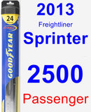 Passenger Wiper Blade for 2013 Freightliner Sprinter 2500 - Hybrid