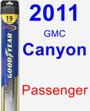 Passenger Wiper Blade for 2011 GMC Canyon - Hybrid