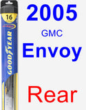 Rear Wiper Blade for 2005 GMC Envoy - Hybrid