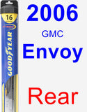 Rear Wiper Blade for 2006 GMC Envoy - Hybrid