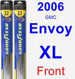 Front Wiper Blade Pack for 2006 GMC Envoy XL - Hybrid
