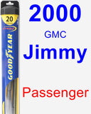 Passenger Wiper Blade for 2000 GMC Jimmy - Hybrid