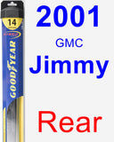 Rear Wiper Blade for 2001 GMC Jimmy - Hybrid