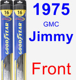 Front Wiper Blade Pack for 1975 GMC Jimmy - Hybrid