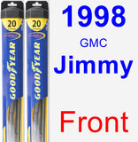 Front Wiper Blade Pack for 1998 GMC Jimmy - Hybrid