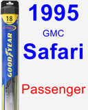 Passenger Wiper Blade for 1995 GMC Safari - Hybrid