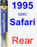 Rear Wiper Blade for 1995 GMC Safari - Hybrid