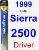 Driver Wiper Blade for 1999 GMC Sierra 2500 - Hybrid