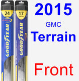 Front Wiper Blade Pack for 2015 GMC Terrain - Hybrid