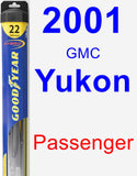 Passenger Wiper Blade for 2001 GMC Yukon - Hybrid